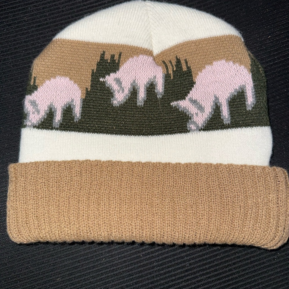 Vintage Russian made knit beanie